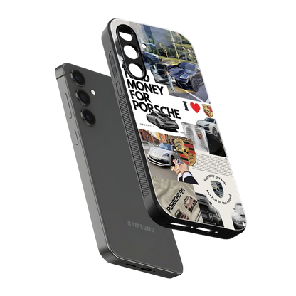 Luxe Dreams sleek samsung galaxy m35 5g cover with tempered glass back and TPU edges