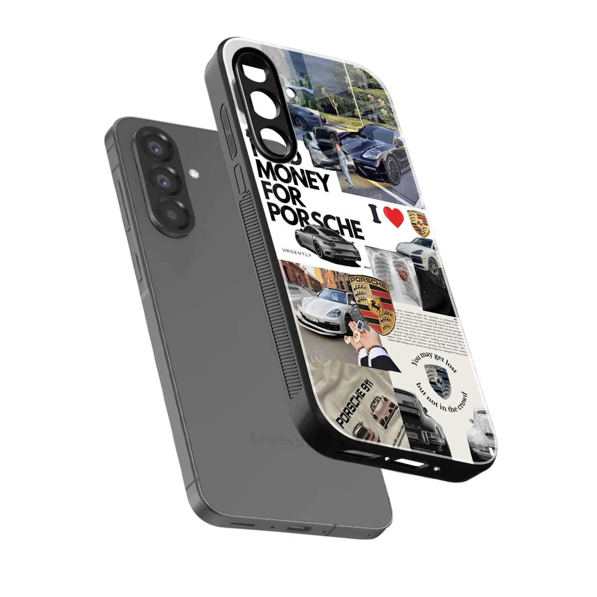 Luxe Dreams sleek samsung galaxy a56 5g cover with tempered glass back and TPU edges