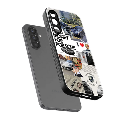 Luxe Dreams sleek samsung galaxy a56 5g cover with tempered glass back and TPU edges