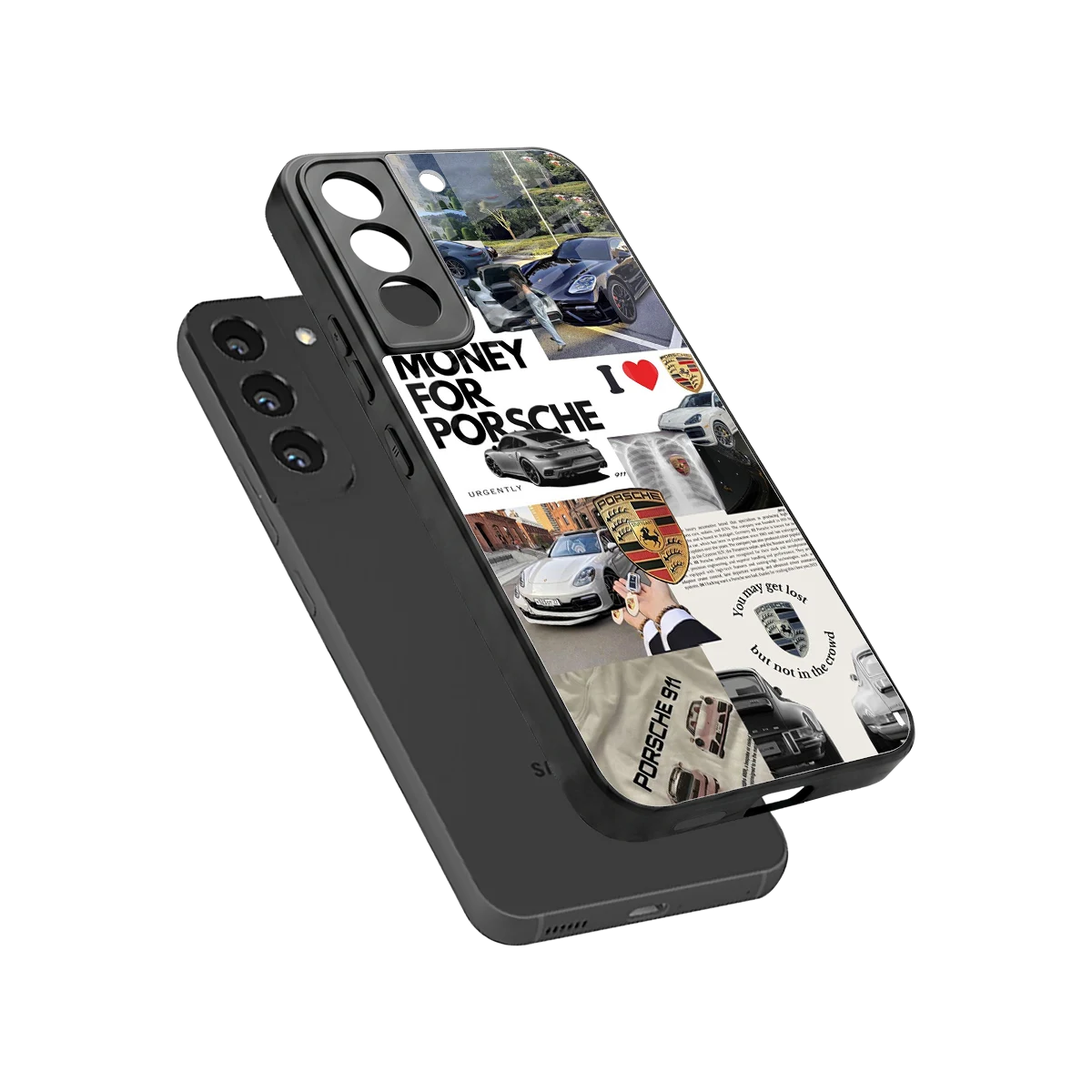 Luxe Dreams sleek samsung galaxy s22 cover with tempered glass back and TPU edges