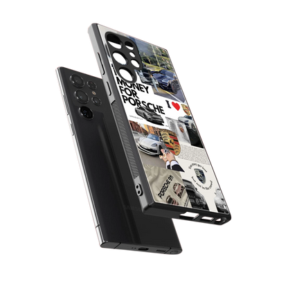 Luxe Dreams sleek samsung galaxy s23 ultra cover with tempered glass back and TPU edges