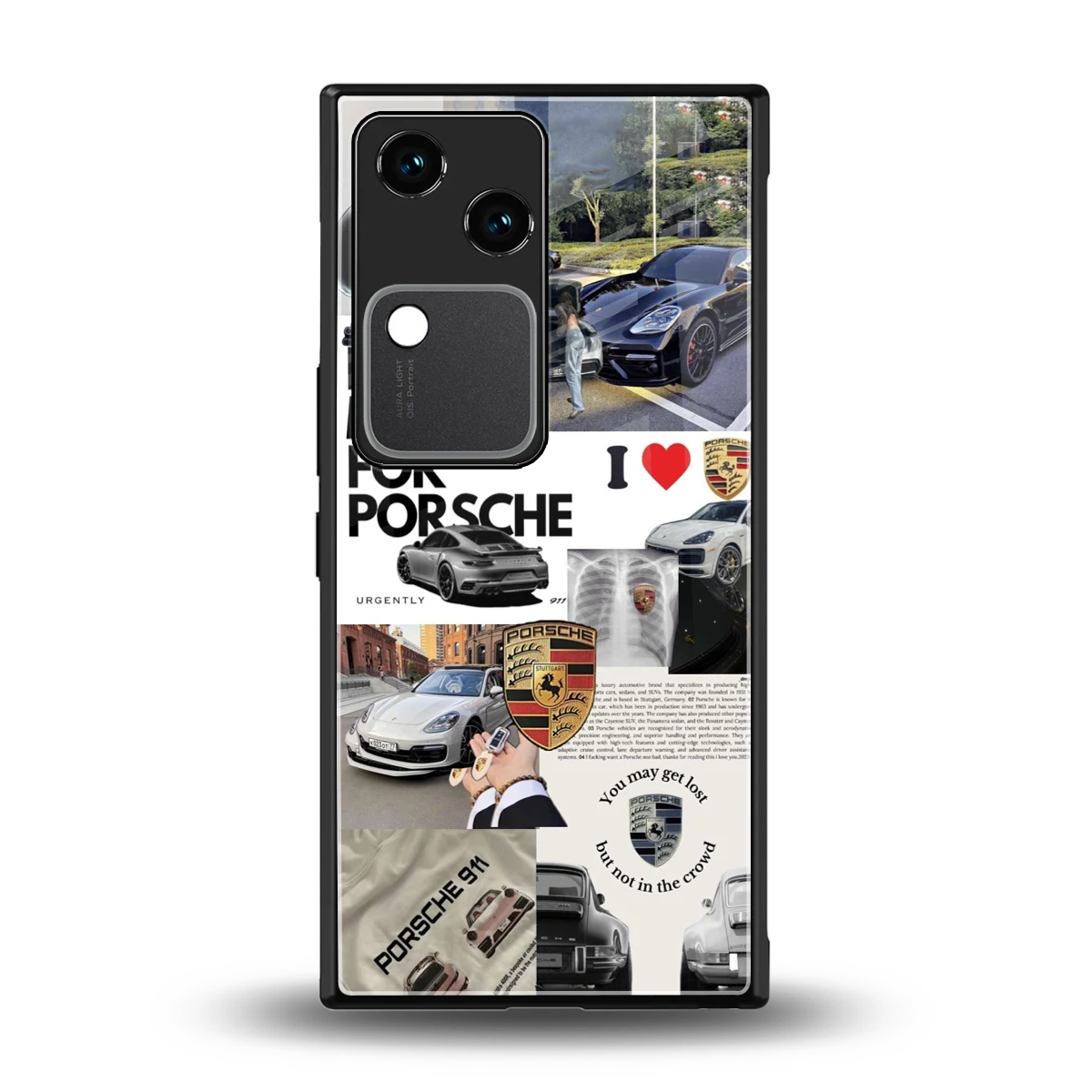 Luxe Dreams back phone cover | glass case for vivo v30