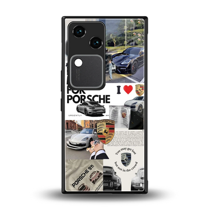 Luxe Dreams back phone cover | glass case for vivo v30