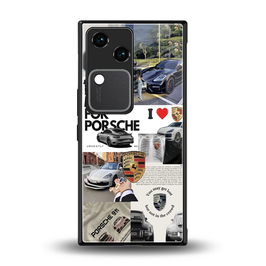 Luxe Dreams back phone cover | glass case for vivo v30