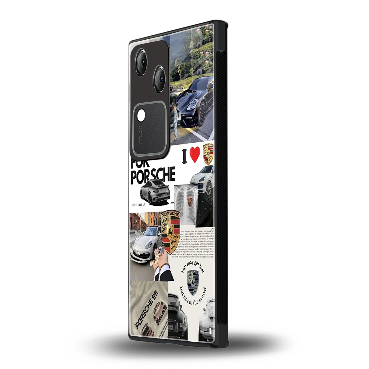 Luxe Dreams vivo v30 mobile cover | shockproof glass phone case