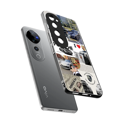Luxe Dreams sleek vivo v40 pro cover with tempered glass back and TPU edges
