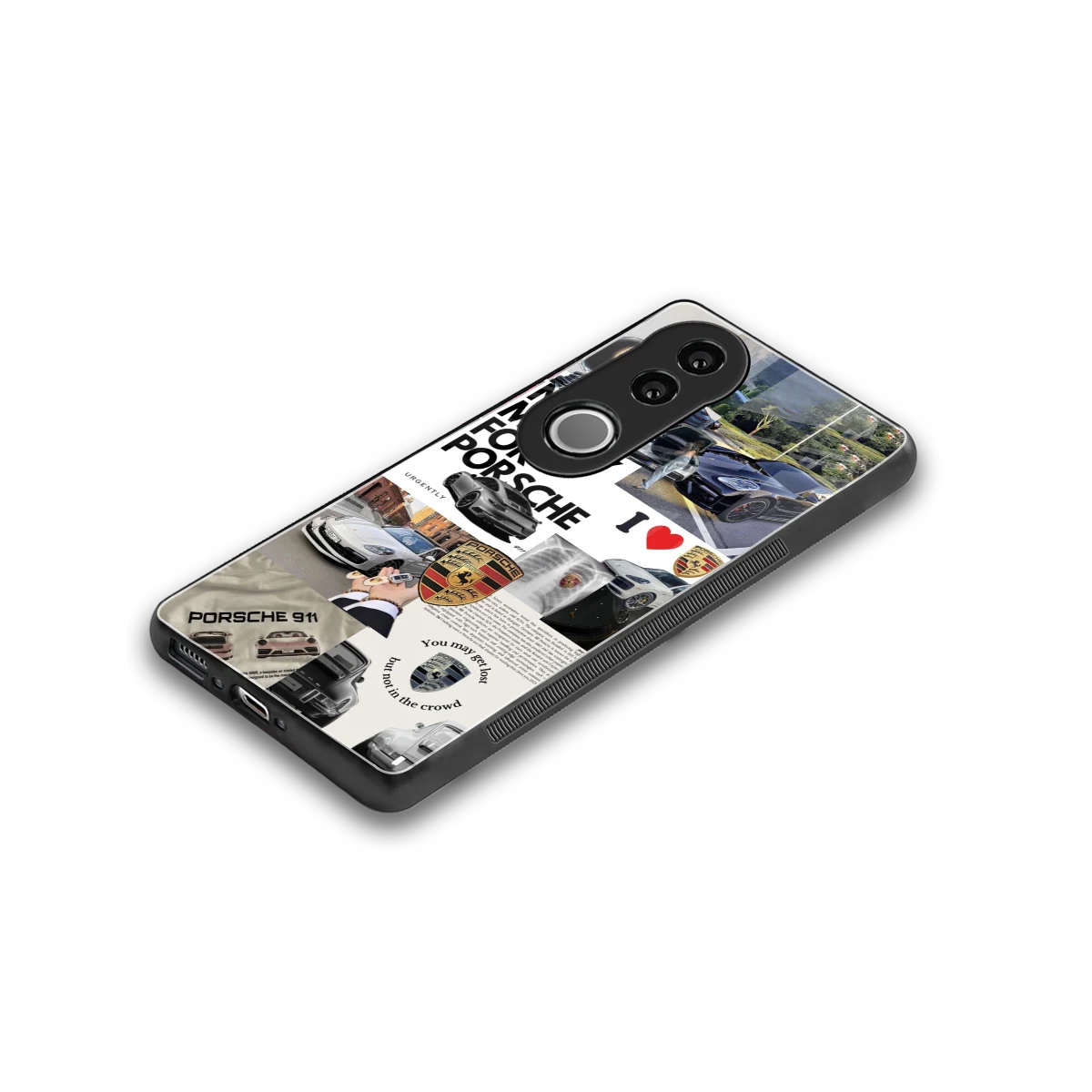 Luxe Dreams stylish phone case for vivo v50 | glossy glass and slim fit