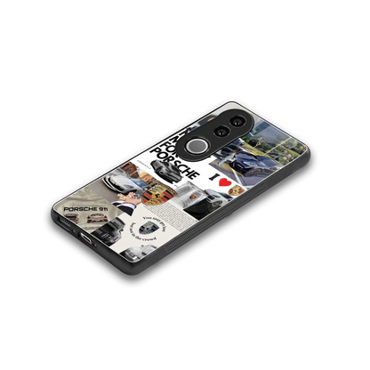 Luxe Dreams stylish phone case for vivo v50 | glossy glass and slim fit
