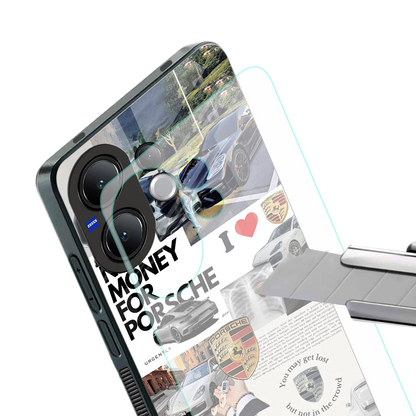 Luxe Dreams stylish phone case for vivo v60 | glossy glass and slim fit