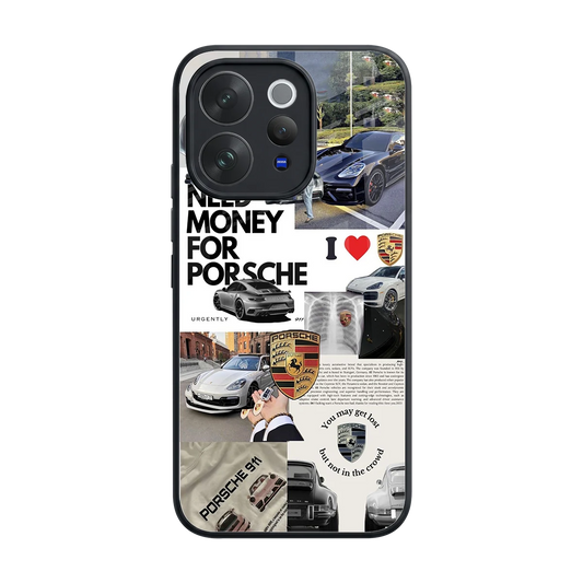 Luxe Dreams back phone cover | glass case for vivo v70 elite