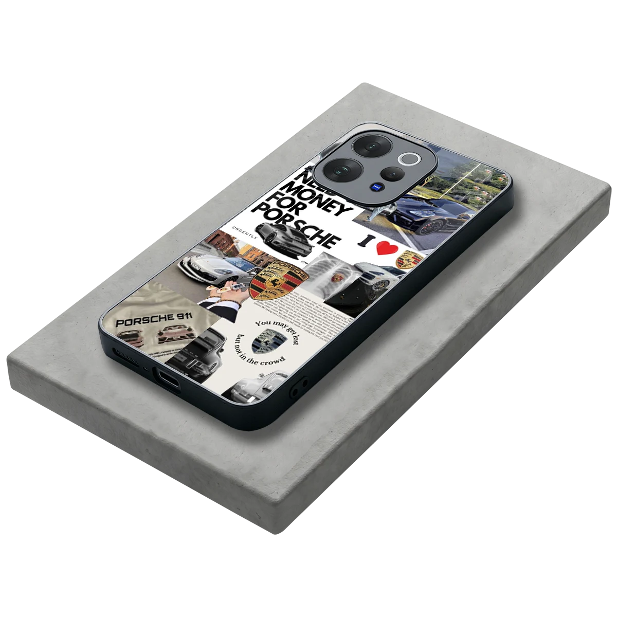 Luxe Dreams stylish phone case for vivo v70 | glossy glass and slim fit