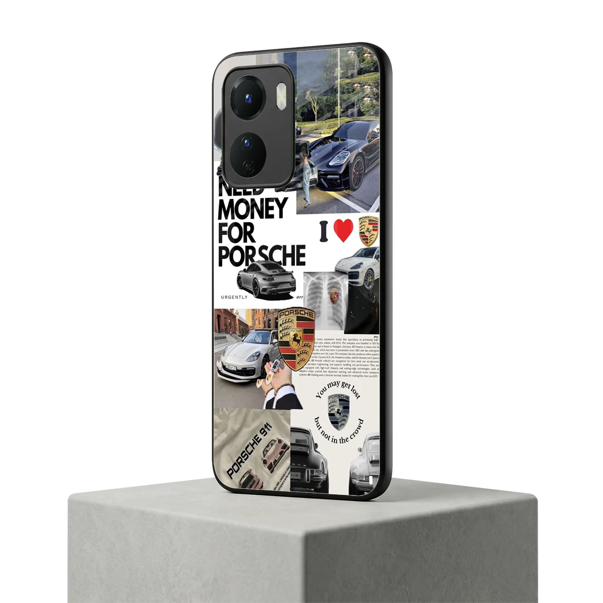 Luxe Dreams vivo y16 mobile cover | shockproof glass phone case