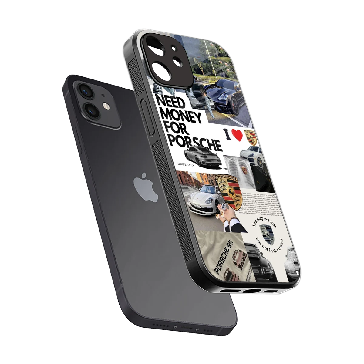 Luxe Dreams sleek iphone 11 cover with tempered glass back and TPU edges