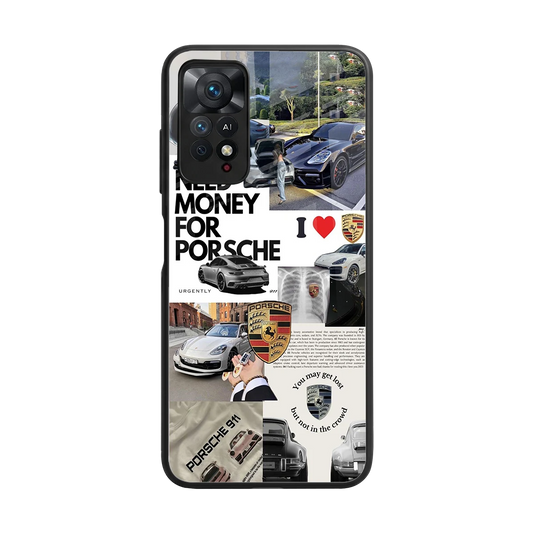Luxe Dreams back phone cover | glass case for redmi note 11 pro