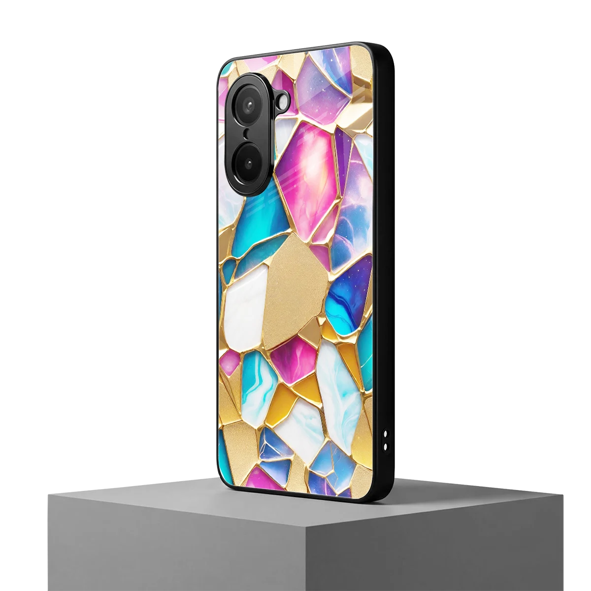 Luxe Spectrum oneplus nord ce5 5g mobile cover | shockproof glass phone case