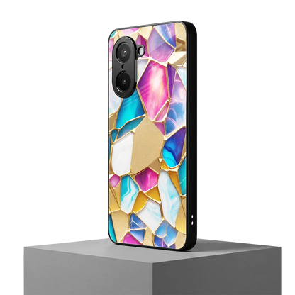 Luxe Spectrum oneplus nord ce5 5g mobile cover | shockproof glass phone case