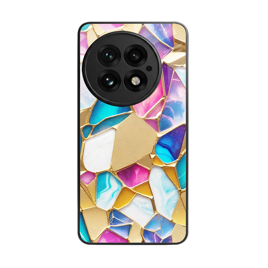 Luxe Spectrum back phone cover | glass case for oneplus 13
