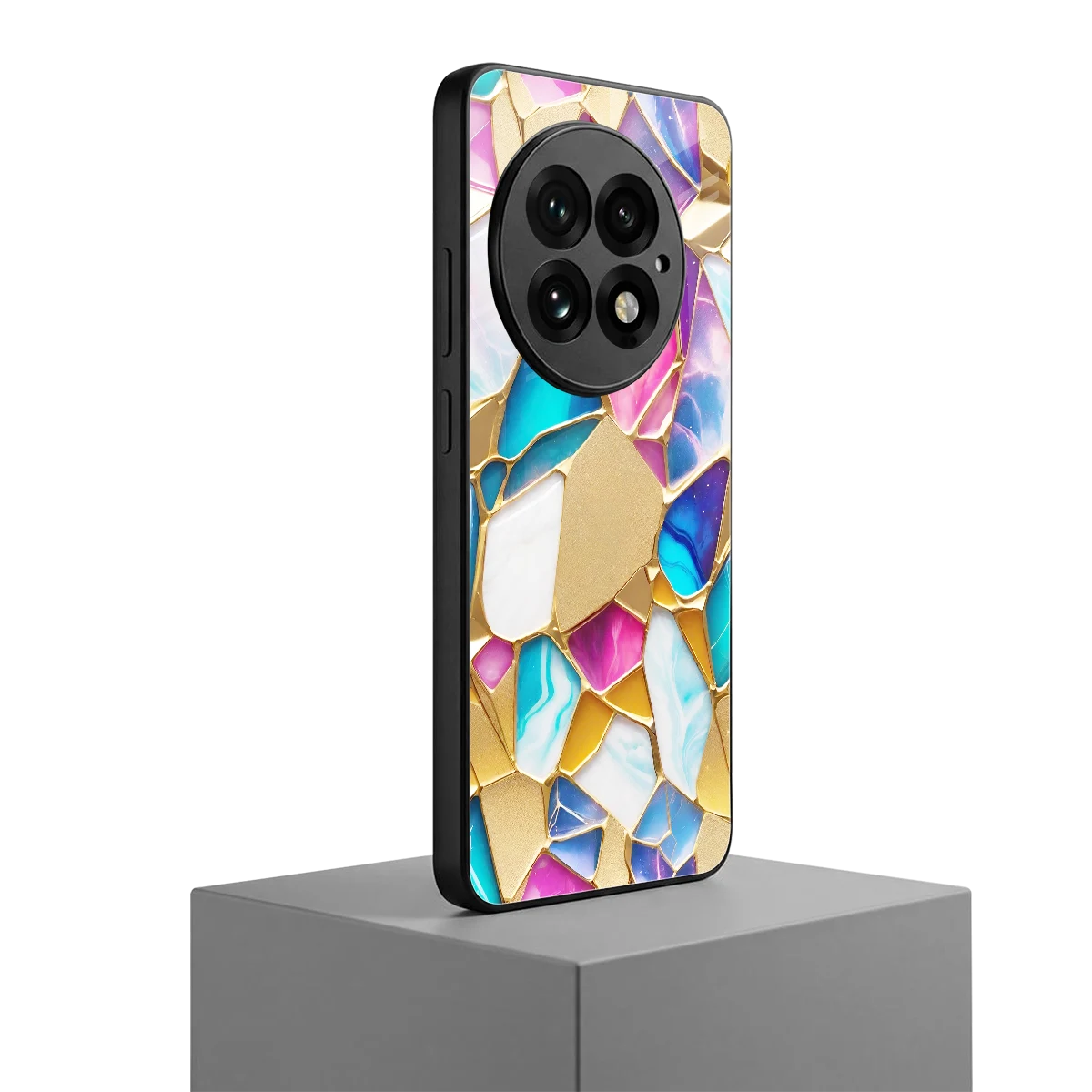 Luxe Spectrum oneplus 13 mobile cover | shockproof glass phone case