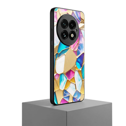 Luxe Spectrum oneplus 13 mobile cover | shockproof glass phone case