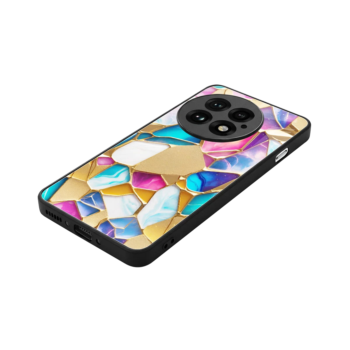 Luxe Spectrum stylish phone case for oneplus 13 | glossy glass and slim fit