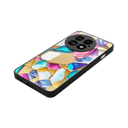 Luxe Spectrum stylish phone case for oneplus 13 | glossy glass and slim fit