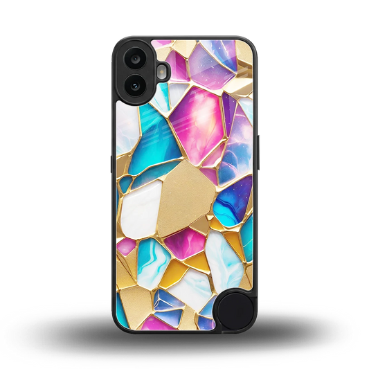 Luxe Spectrum back phone cover | glass case for cmf nothing phone 1