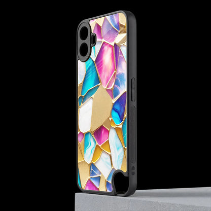 Luxe Spectrum cmf nothing phone 1 mobile cover | shockproof glass phone case