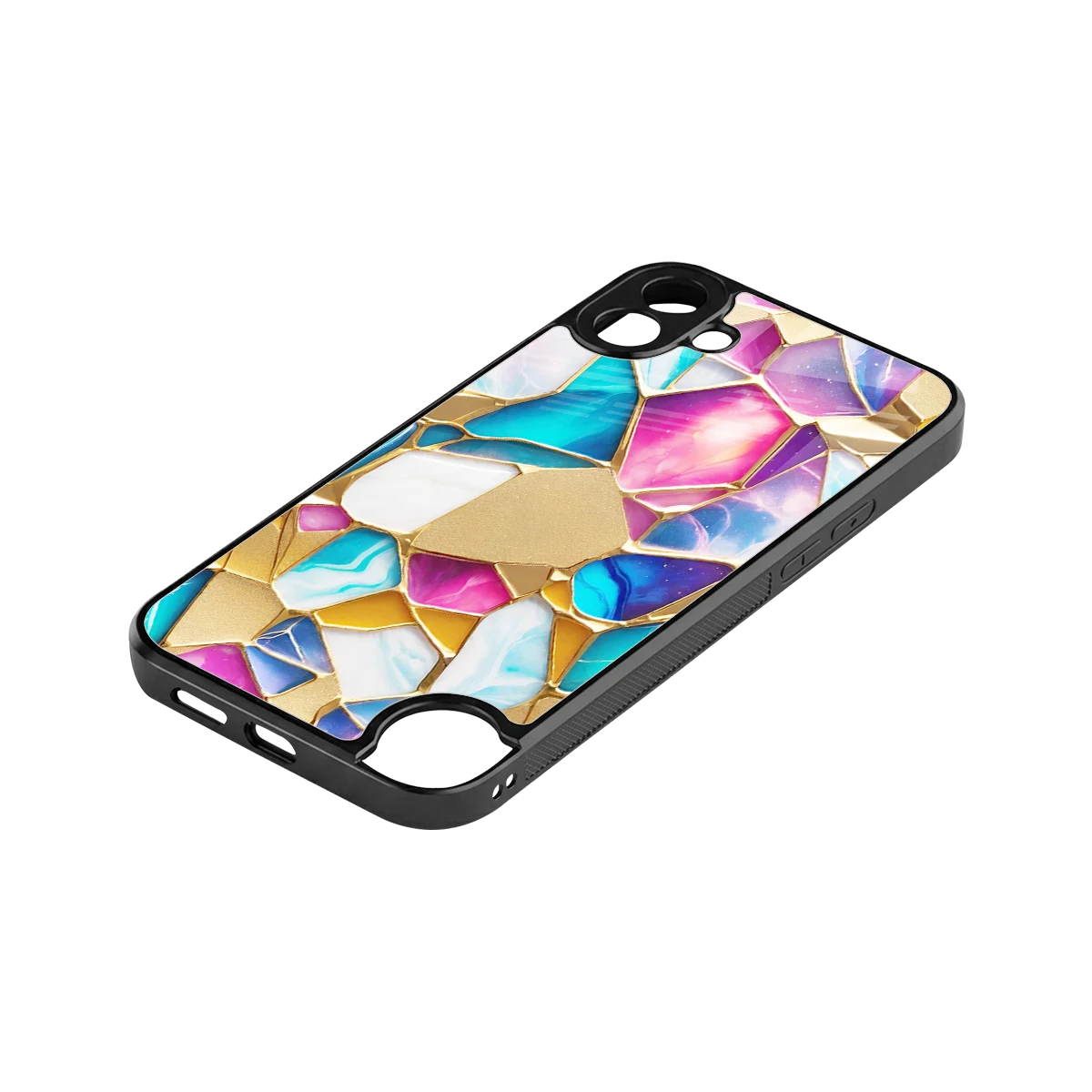 Luxe Spectrum stylish phone case for cmf nothing phone 1 | glossy glass and slim fit