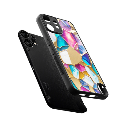 Luxe Spectrum sleek cmf nothing phone 2 pro cover with tempered glass back and TPU edges