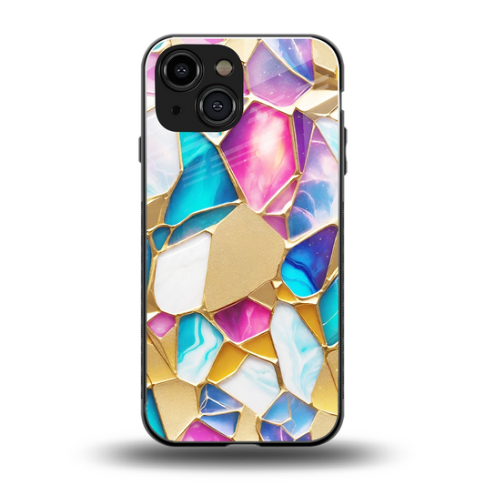 Luxe Spectrum back phone cover | glass case for iphone 13 mini