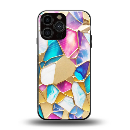 Luxe Spectrum back phone cover | glass case for iphone 14 pro max