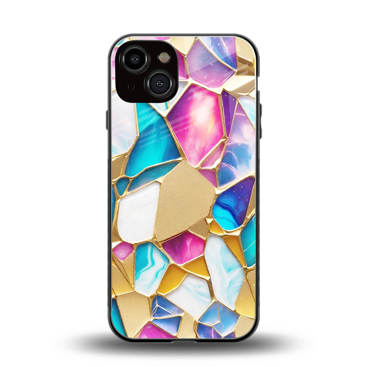 Luxe Spectrum back phone cover | glass case for iphone 13