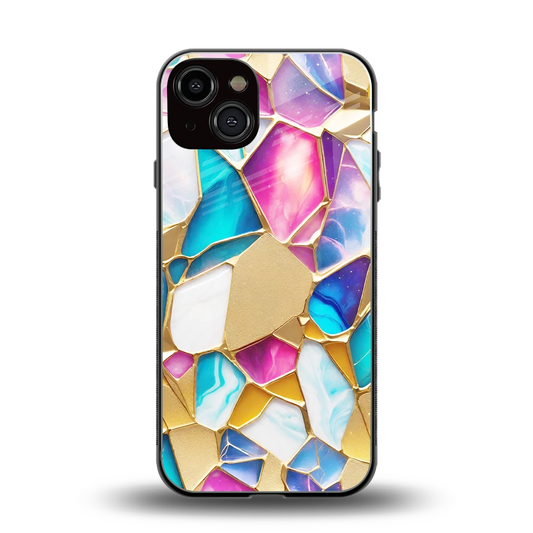 Luxe Spectrum back phone cover | glass case for iphone 14