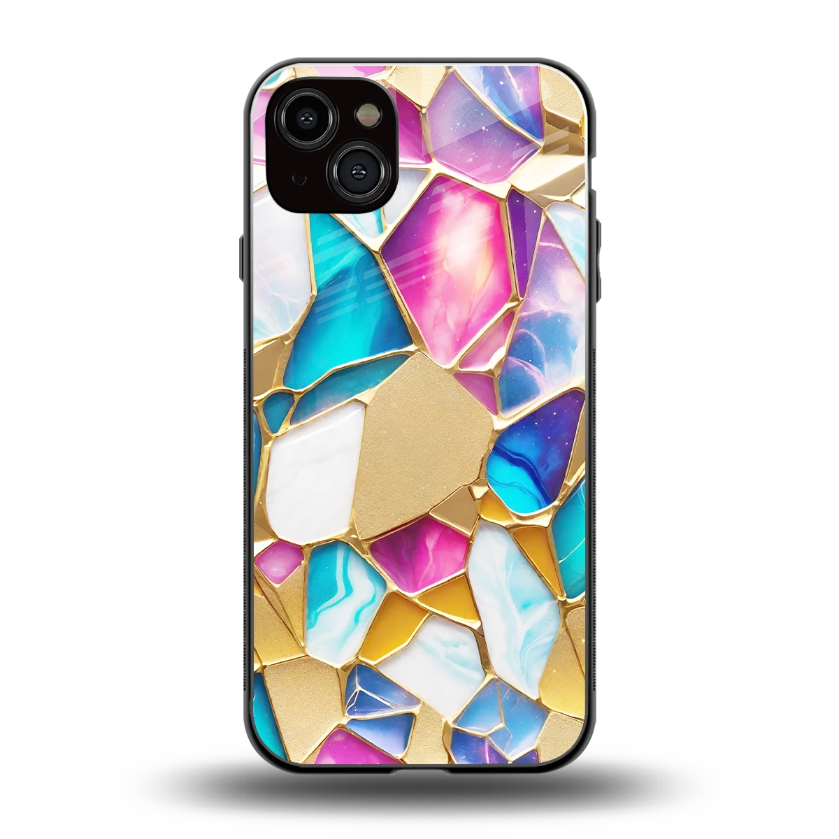 Luxe Spectrum back phone cover | glass case for iphone 14 plus