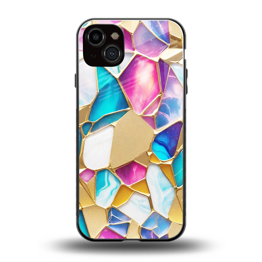 Luxe Spectrum back phone cover | glass case for iphone 14 plus