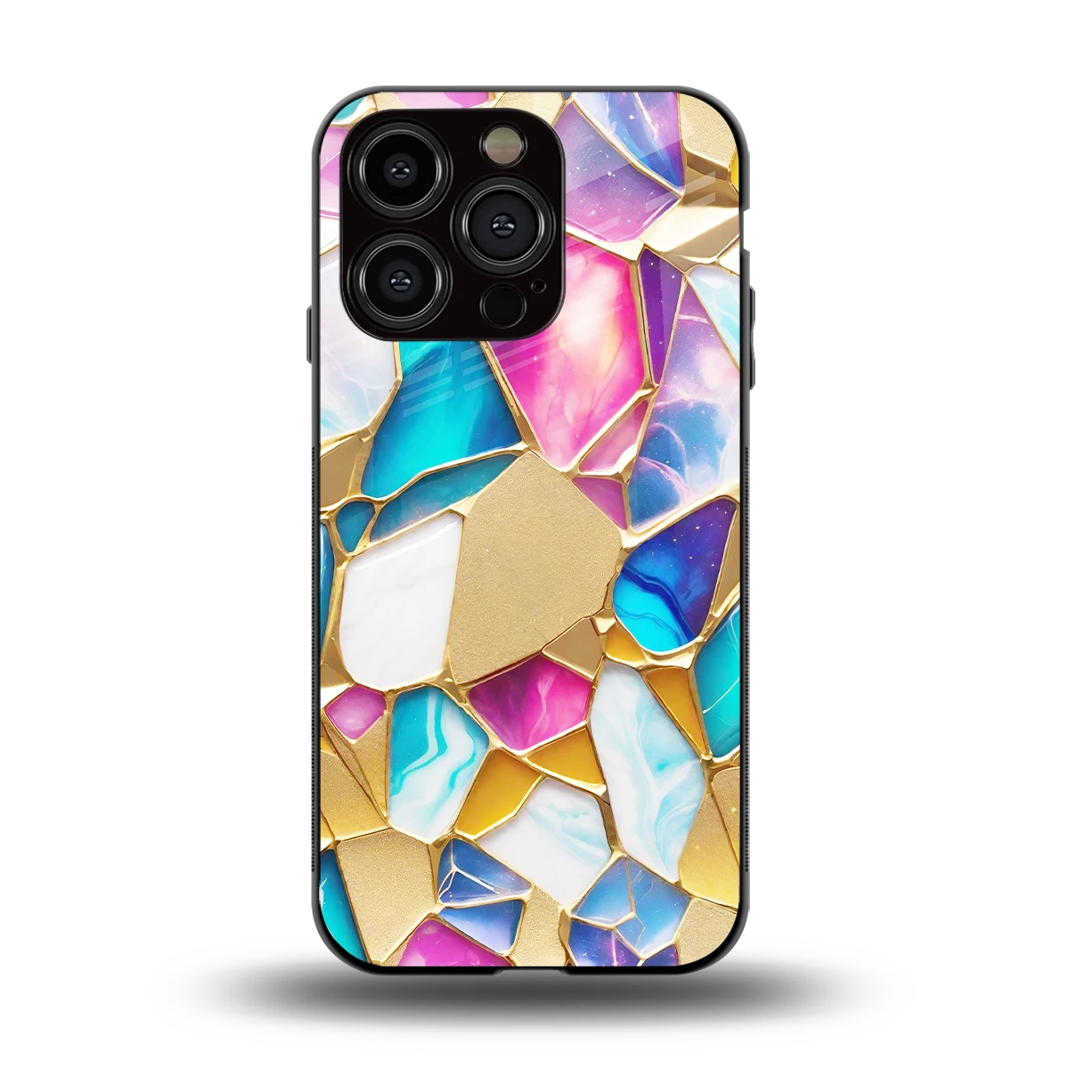 Luxe Spectrum back phone cover | glass case for iphone 15 pro