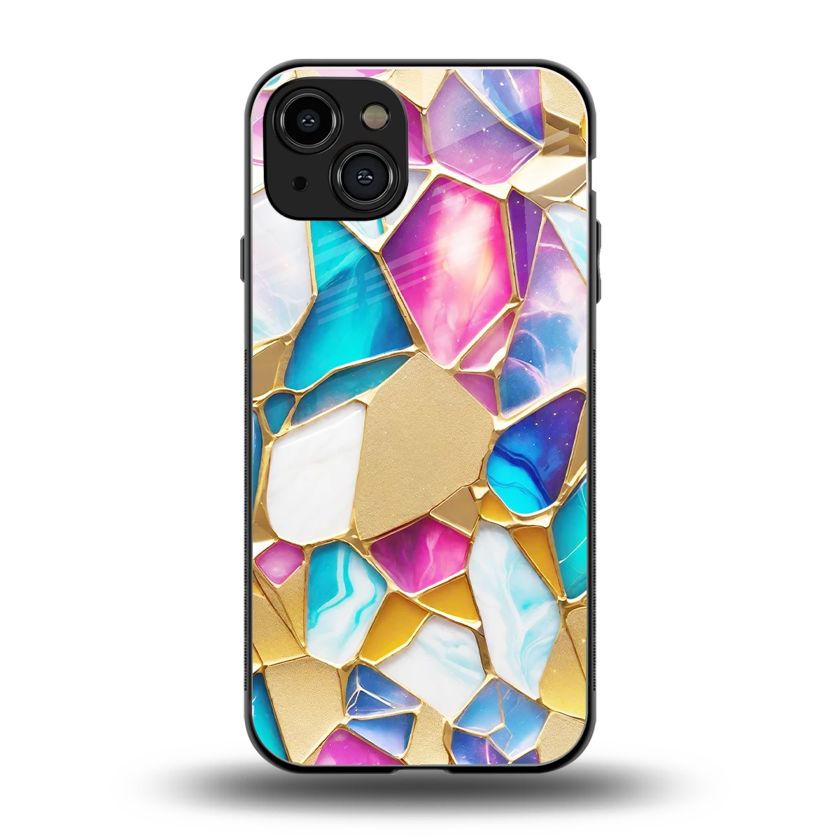 Luxe Spectrum back phone cover | glass case for iphone 15
