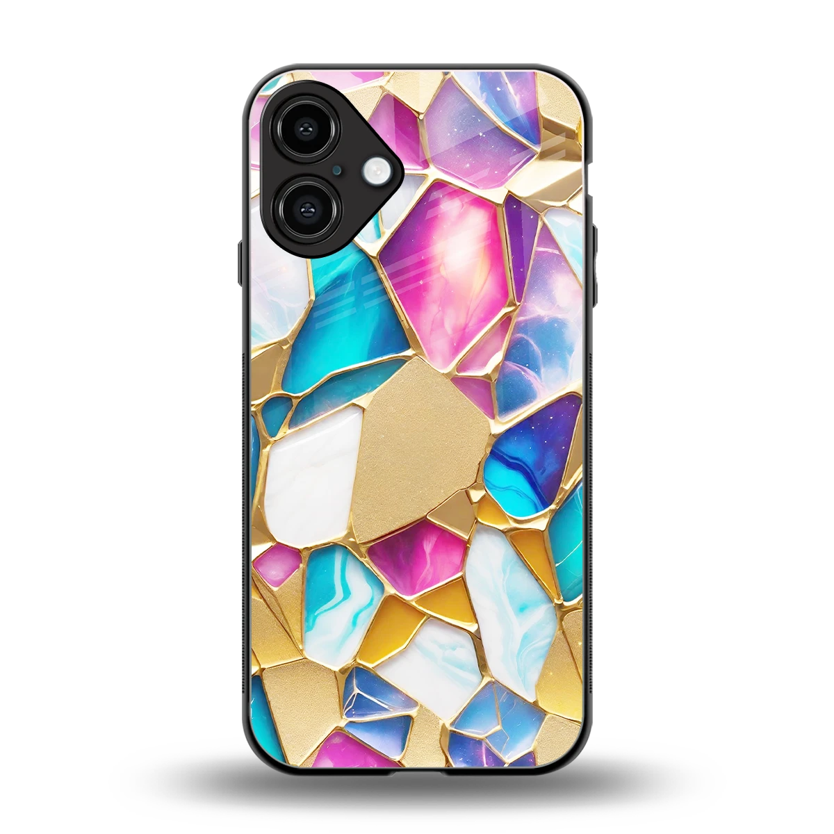 Luxe Spectrum back phone cover | glass case for iphone 16 plus