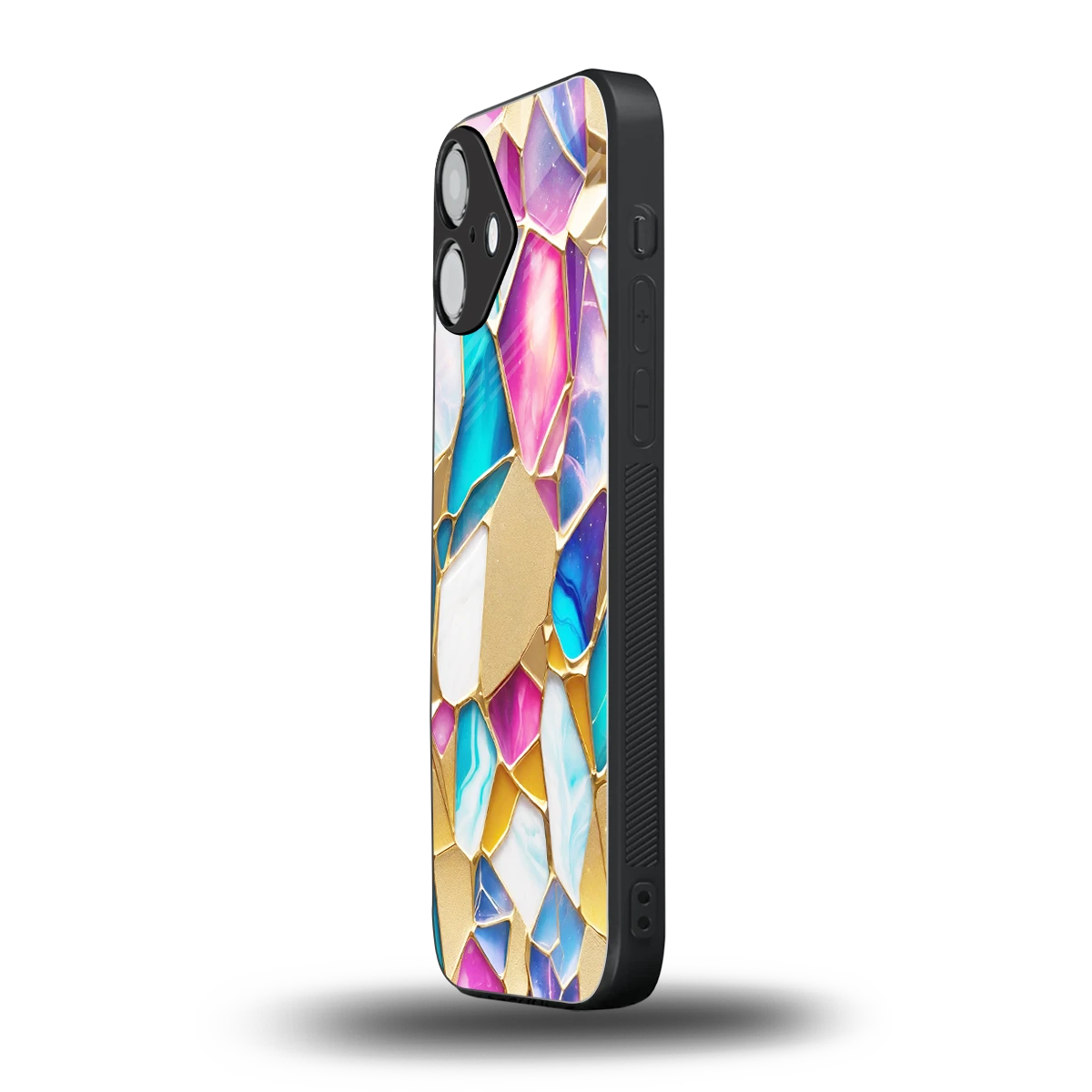 Luxe Spectrum iphone 16 plus mobile cover | shockproof glass phone case