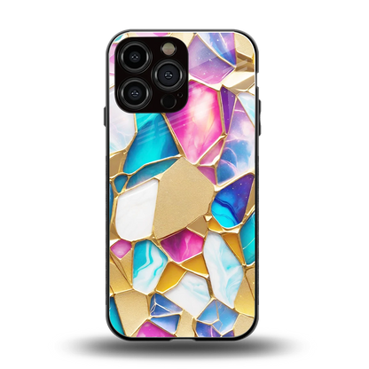 Luxe Spectrum back phone cover | glass case for iphone 16 pro max