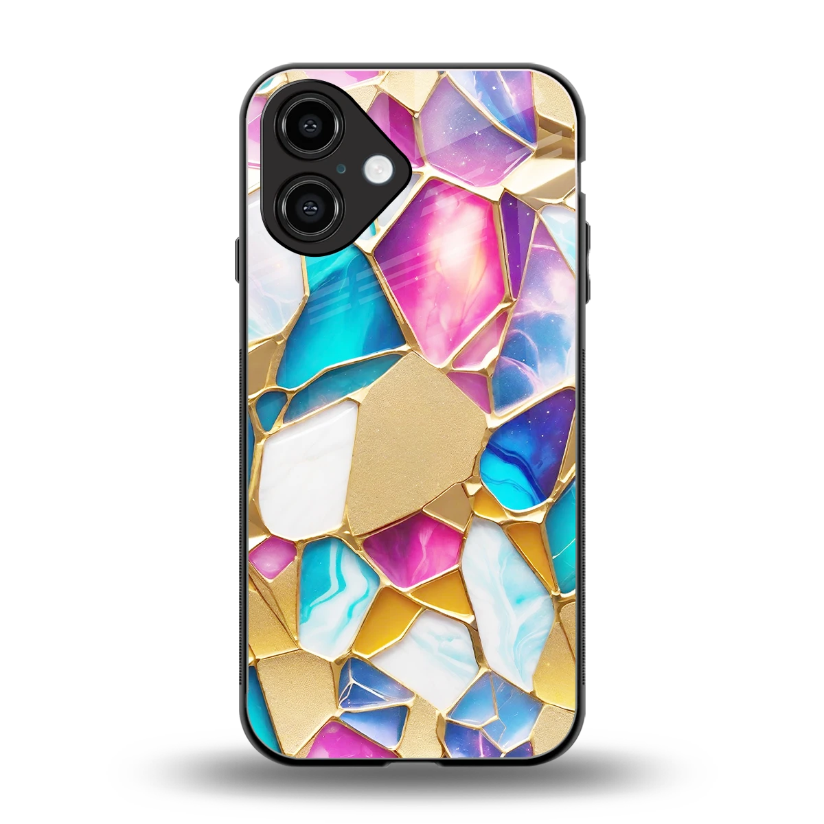 Luxe Spectrum back phone cover | glass case for iphone 16