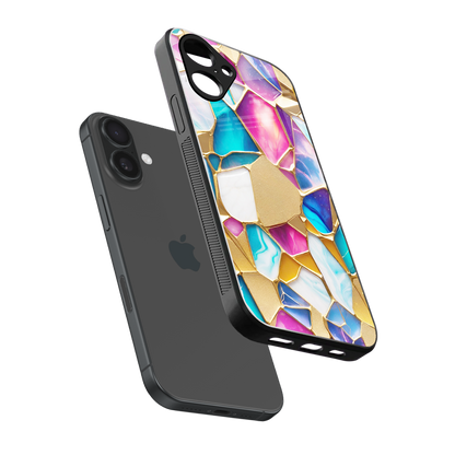 Luxe Spectrum Phone Case for Iphone 16 | Glass Case