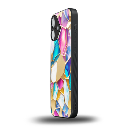Luxe Spectrum Phone Case for Iphone 16 | Glass Case