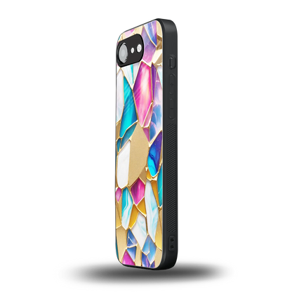 Luxe Spectrum iphone 16e mobile cover | shockproof glass phone case