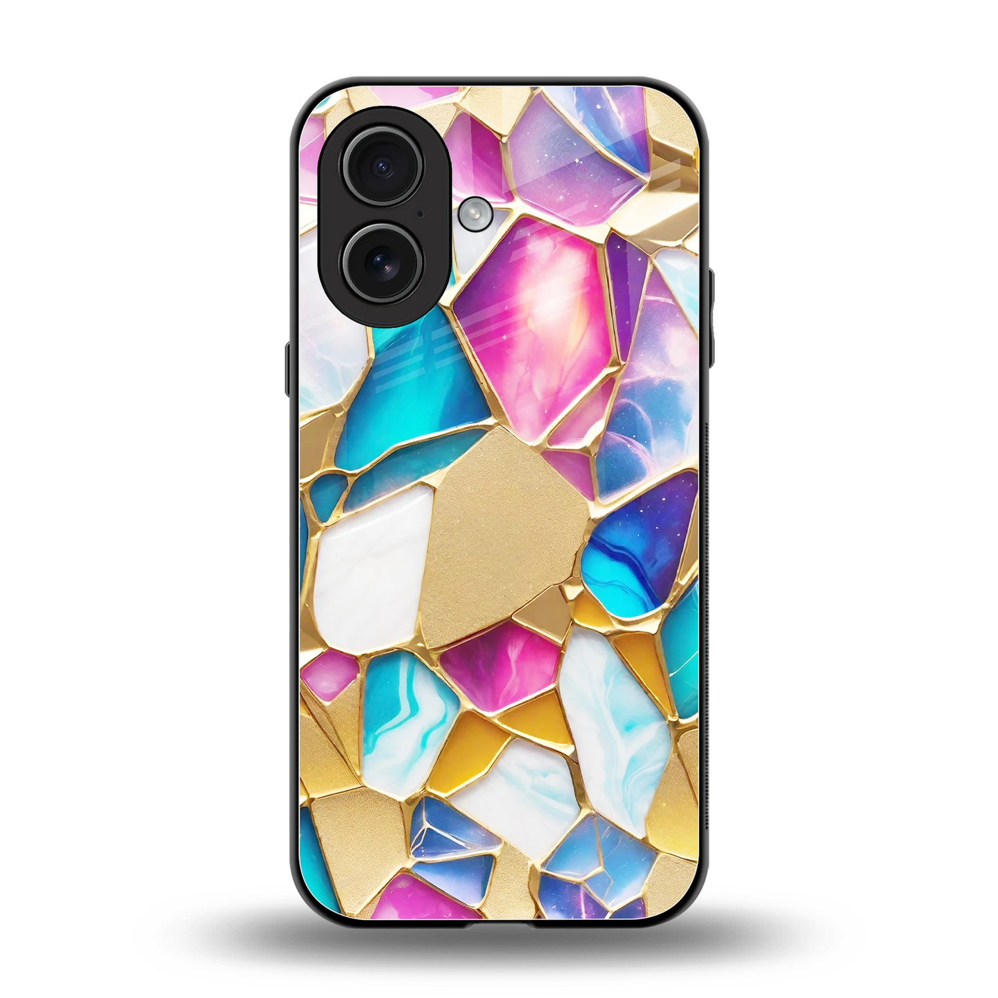 Luxe Spectrum back phone cover | glass case for iphone 17