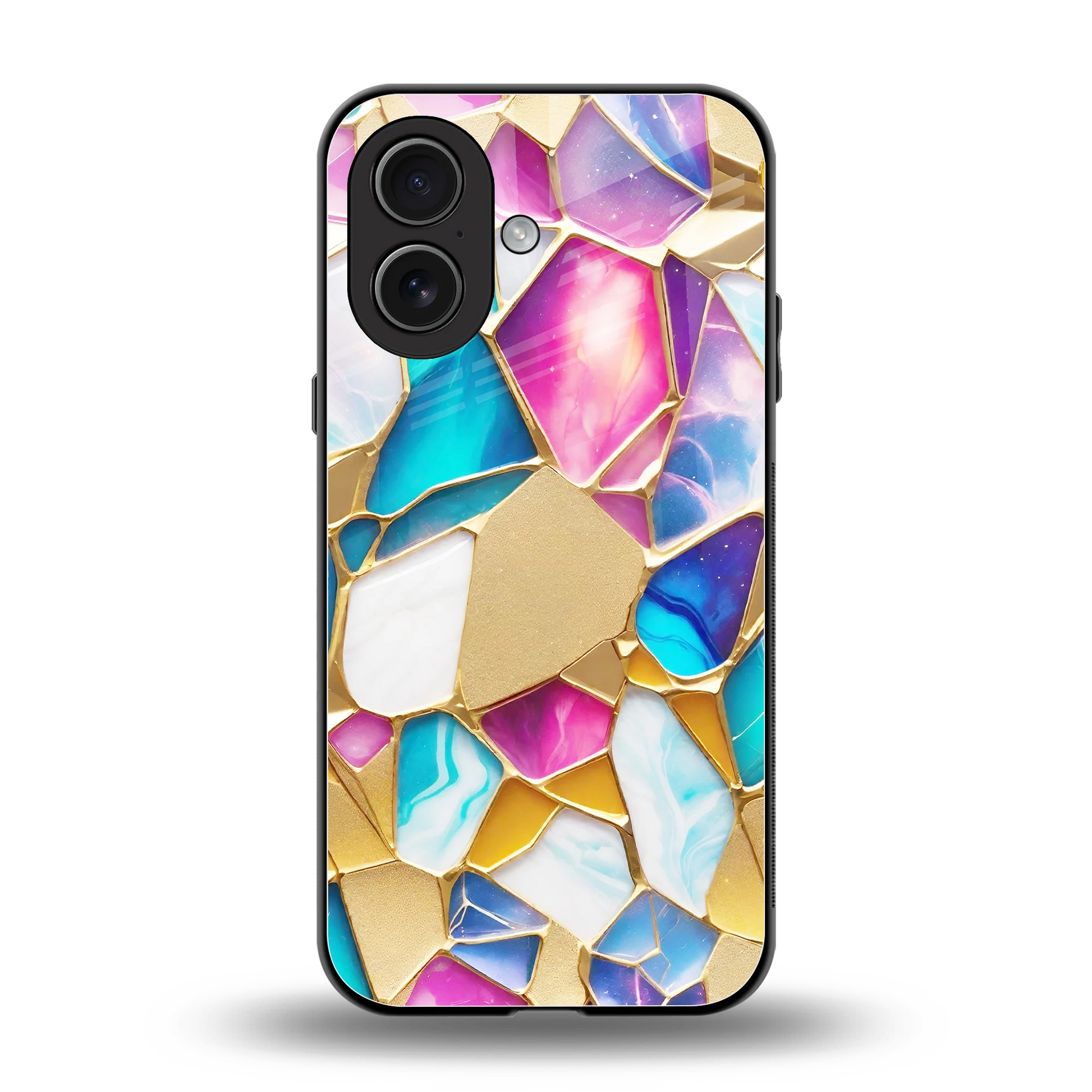 Luxe Spectrum back phone cover | glass case for iphone 17