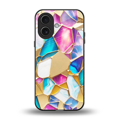 Luxe Spectrum back phone cover | glass case for iphone 17