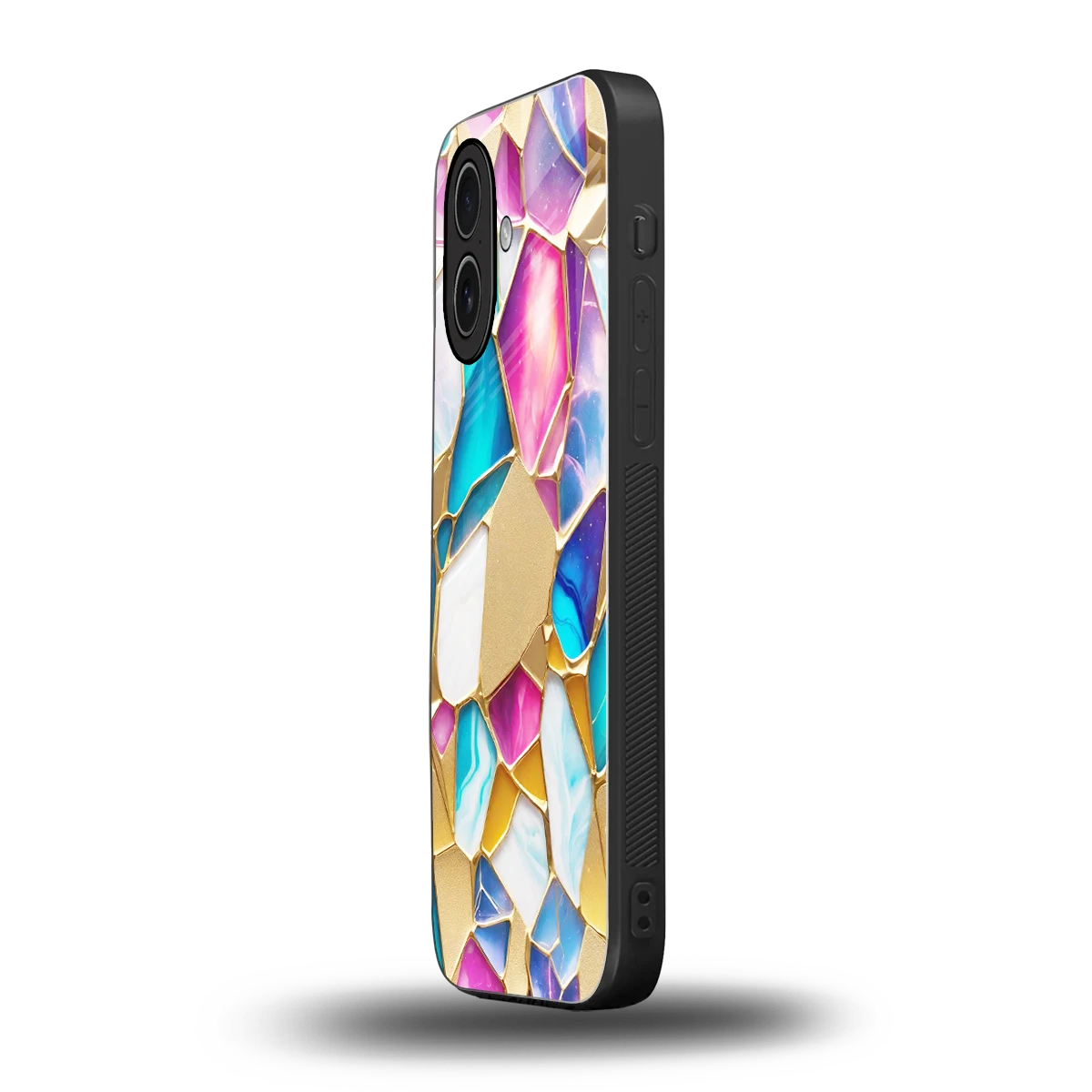 Luxe Spectrum iphone 17 mobile cover | shockproof glass phone case