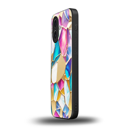 Luxe Spectrum iphone 17 mobile cover | shockproof glass phone case