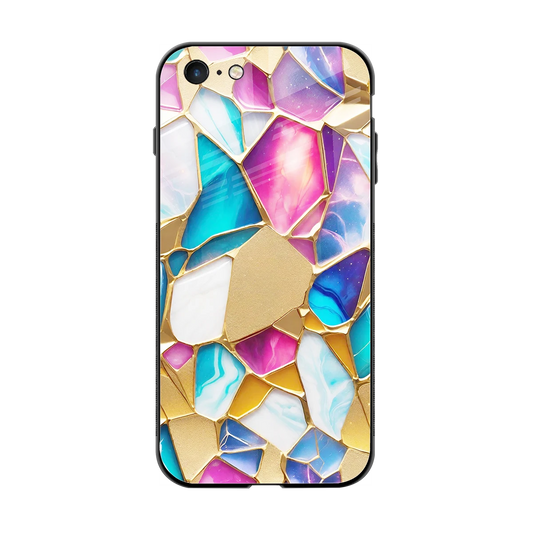 Luxe Spectrum back phone cover | glass case for iphone 6s plus
